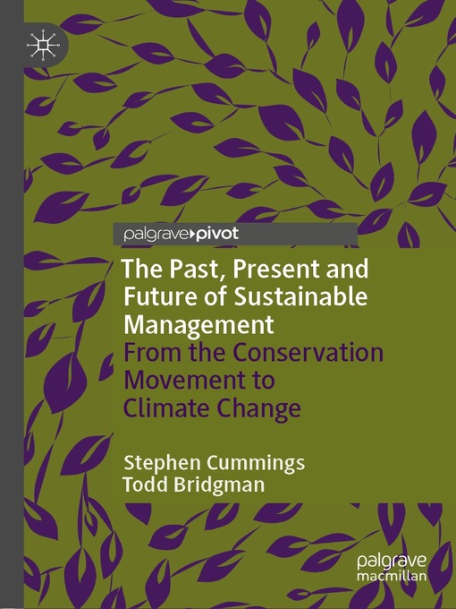 Title details for The Past, Present and Future of Sustainable Management by Stephen Cummings - Available